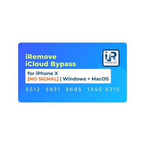 iRemove iCloud Bypass for iPhone X [NO SIGNAL] | Windows + MacOS