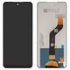 LCD compatible with Tecno Pova Neo 3 (LH6n), (black, without frame, original (change glass) )
