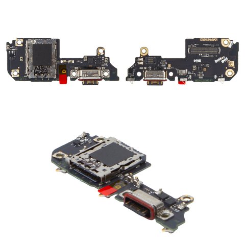 Flat Cable compatible with Xiaomi 14T, charge connector, with components, Original PRC , charging board 