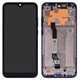 LCD compatible with Xiaomi Redmi Note 8T, (dark blue, without logo, with frame, Copy, with wide edge, M1908C3XG)