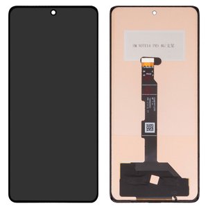 LCD compatible with Xiaomi Redmi Note 14 Pro 4G, black, without frame, Copy, TFT  24116RACCG 