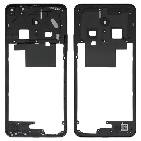 Housing Middle Part compatible with Xiaomi Poco C75, black 