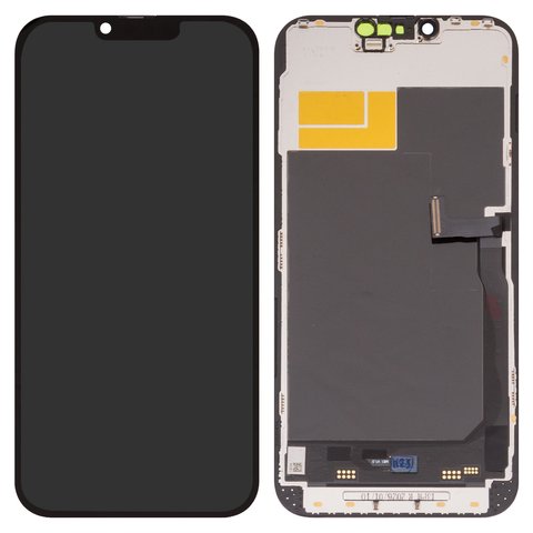LCD Wextom compatible with iPhone 13 Pro Max, black, with frame, HC, without error, OLED  soft, Diagnosable, 120Hz 