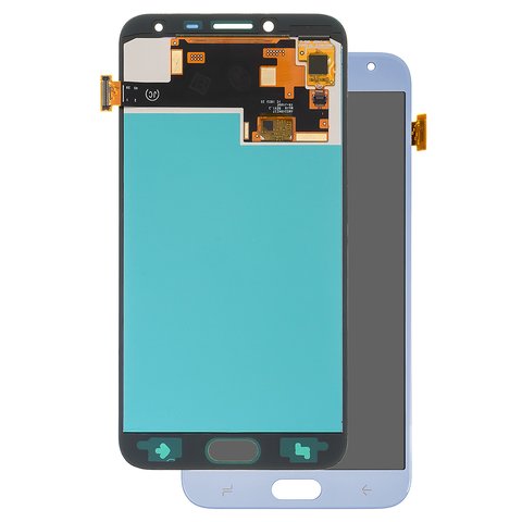 Pantalla LCD puede usarse con Samsung J400 Galaxy J4 2018 , azul claro, sin marco, High Copy, OLED , lavenda