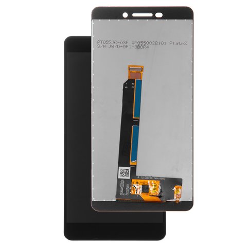 Pantalla LCD puede usarse con Nokia 6.1, negro, sin marco, High Copy, TA 1043 TA 1045 TA 1089 TA 1068 TA 1054