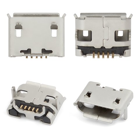 Conector de carga puede usarse con celulares, 5 pin, tipo 2, micro USB tipo B