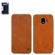 Funda Nillkin Qin leather case puede usarse con Samsung J250 Galaxy J2 (2018), marrón, libro, plástico, cuero PU, #6902048156593