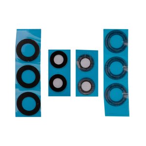 Vidrio de cámara puede usarse con Samsung A336 Galaxy A33 5G, negro, sin marco, juego de 5 uds.