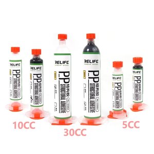 Adhesivo RELIFE RL 035A, poliuretano, negro, para pegar tapas traseras, para marcos de pantalla, 5 ml