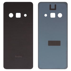 Panel trasero de carcasa puede usarse con Xiaomi Redmi A3, Redmi A3x, negra, midnight black