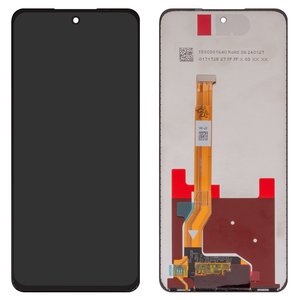 Pantalla LCD puede usarse con Realme C75 4G RMX3941, negro, sin marco, High Copy, 1540481072