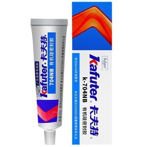 Adhesivos sellador Kafuter K 704NB, 50 g, negro, espeso