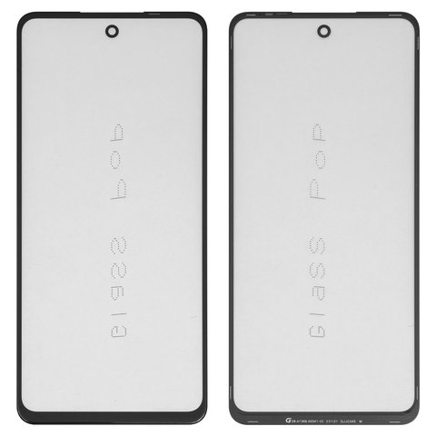 Vidrio de carcasa G+OCA PRO puede usarse con Tecno Pop 8, Spark 20 KJ5 , Spark 20C BG7 , Spark Go 2024  BG6 ; Infinix Hot 40i X6528B , Smart 8 X6525 , con película OCA, negro