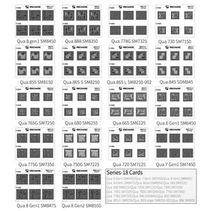 Plantilla BGA Mechanic COM80 18, para reparar contactos sueltos