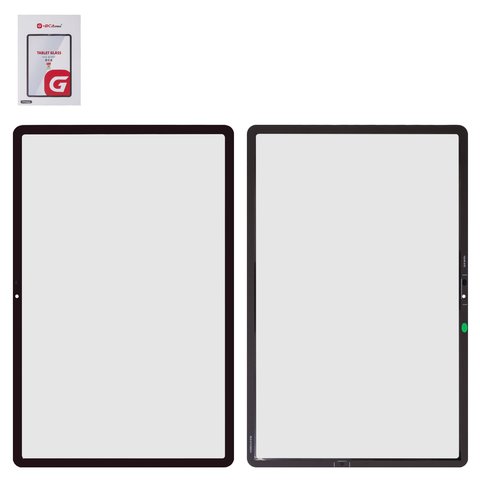 Vidrio de carcasa G+OCA PRO puede usarse con Samsung X800 Galaxy Tab S8 Plus Wi Fi, X806 Galaxy Tab S8 Plus 5G, con película OCA, negro