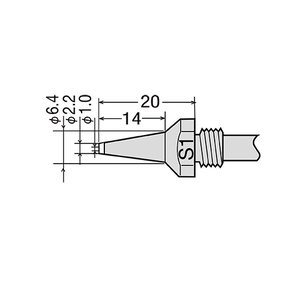 Наконечник для демонтажного пистолета GOOT TP 100N S1