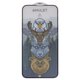 Захисне скло iNobi Amulet для Apple iPhone 13, iPhone 13 Pro, iPhone 14, Full Glue, Anti-Static, (без упаковки), чорний, шар клею нанесений по всій поверхні