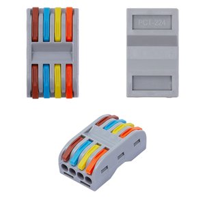 Клема швидкого монтажу PCT 224 424, прохідна, 0,08–4 мм², 250 В, 32A, тип 1