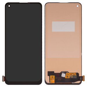 Дисплей для Oppo A74, F19, Reno5 Z, чорний, без рамки, Сopy, TFT  CHP2219, CPH2203, CHP2365, CPH2365, CPH2205, CHP2219, CPH2219, CPH2285