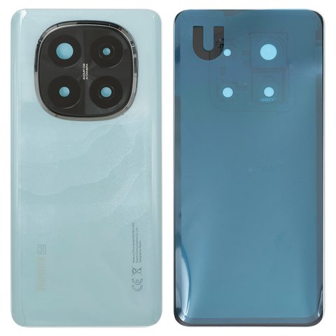 Задняя панель корпуса для Xiaomi Redmi Note 14 Pro Plus 5G India , синяя, со стеклом камеры, spectre blue