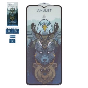 Защитное стекло iNobi Amulet для Realme C25Y, C30s, C31, Full Glue, Anti Static, черный