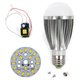 Juego de piezas para armar lámpara LED regulable SQ-Q03 5730 9 W (luz blanca cálida, E27)